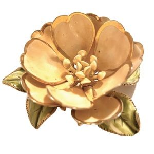 Corocraft Vintage Floral Pin Mid-Century